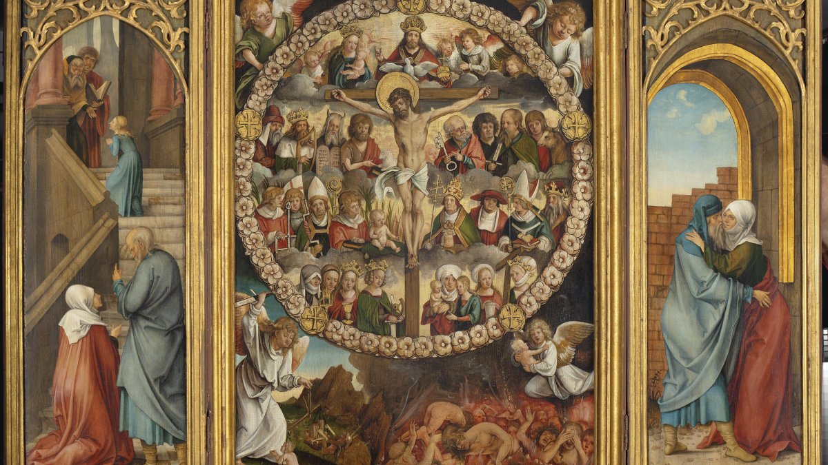 『Gallery光彩　洞』　絵画 Triptych of the Rosary - Kulmbach, Hans Suess. Museo Nacional